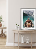 Brookpace Lascelles framed wall art Pragser Wildsee 2 65x50cm, UK version
