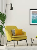 Brookpace Lascelles Multi Shore framed wall art 65x56cm - British product