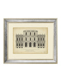 Brookpace antique mirrored framed print 56 x 46cm - British product