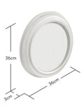 Brookpace Lascelles Garden Fruits Open Faced Wall Clock 36 cm diameter - British product