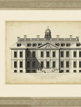 Next Brookpace Lascelles Gold Vintage Facade IIII Framed Architectural Print 56x46cm- Buy online at McGrocer