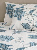 Dreams & Drapes Green Samira duvet cover and pillowcase set - British product