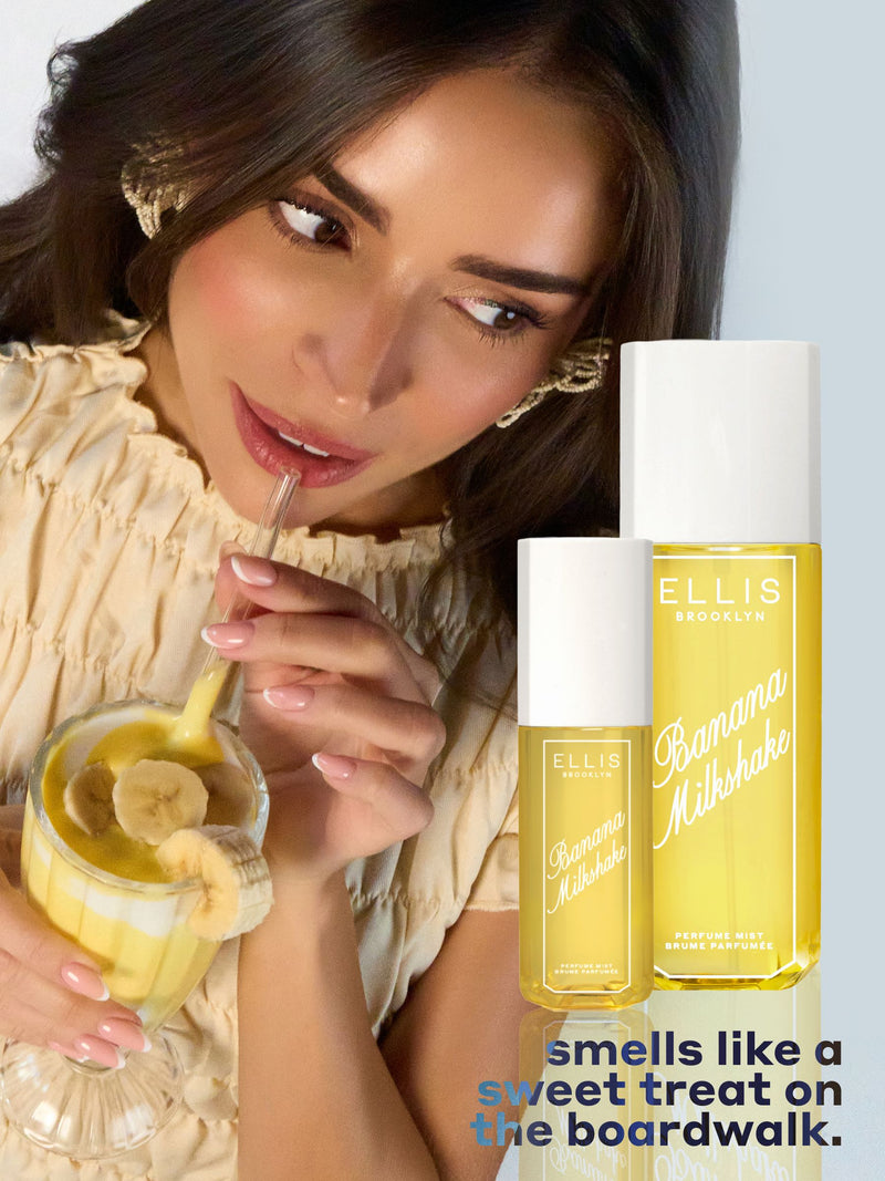 Ellis Brooklyn banana milkshake parfum mist 240ml (British brand)