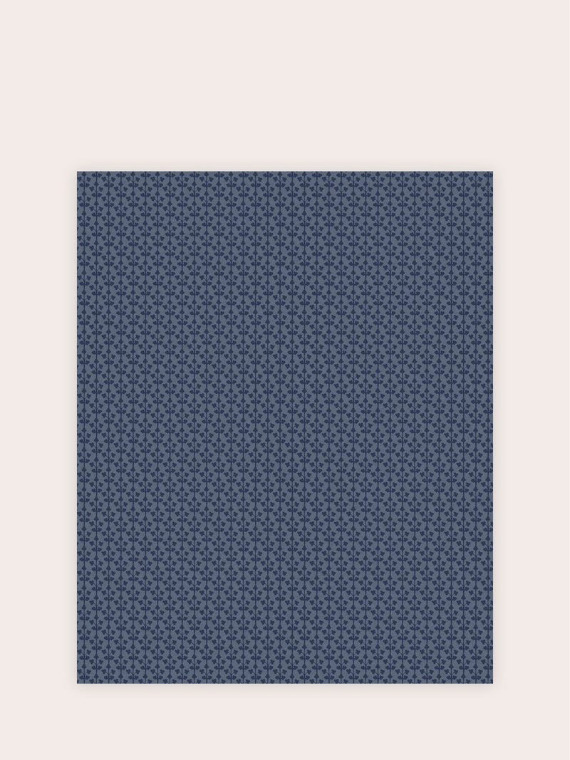 Laura Ashley wallpaper sample Midnight Blue Seaham A4, UK version