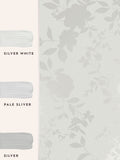 Laura Ashley Silver Westbourne wallpaper 10m (British brand)