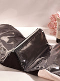 Foldable makeup bag with clear compartments 24x20x8.5cm - British product