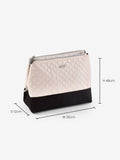 Foldable makeup bag with clear compartments 24x20x8.5cm - British product
