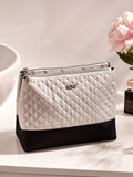 Foldable makeup bag with clear compartments 24x20x8.5cm - British product