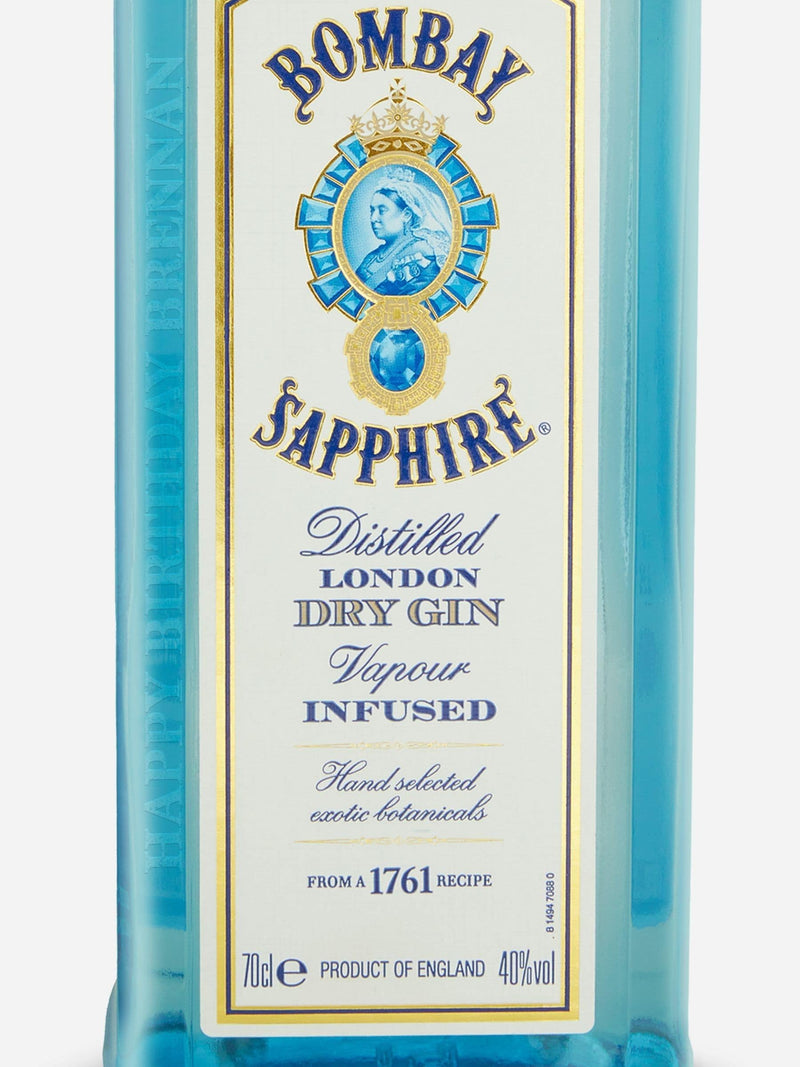 Bombay Sapphire Gin Personalised 70cl, UK version