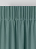 Montero Velvet teal blue made to measure curtains - British product