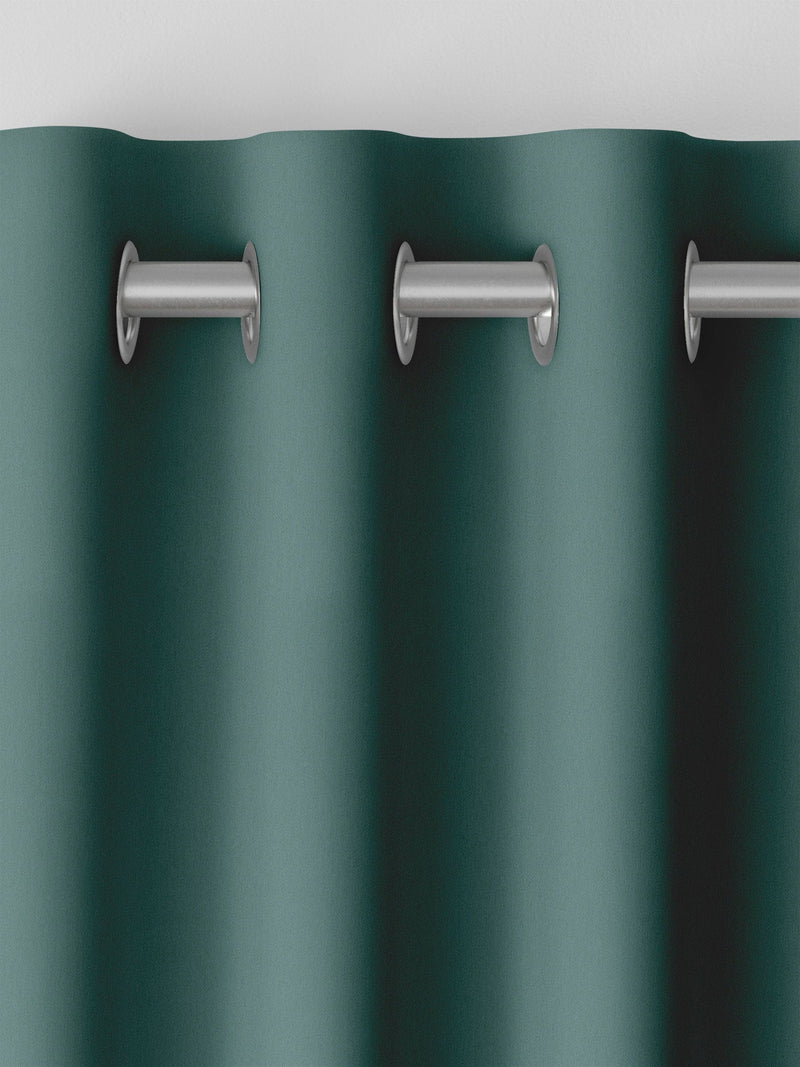 Montero Velvet teal blue made to measure curtains - British product
