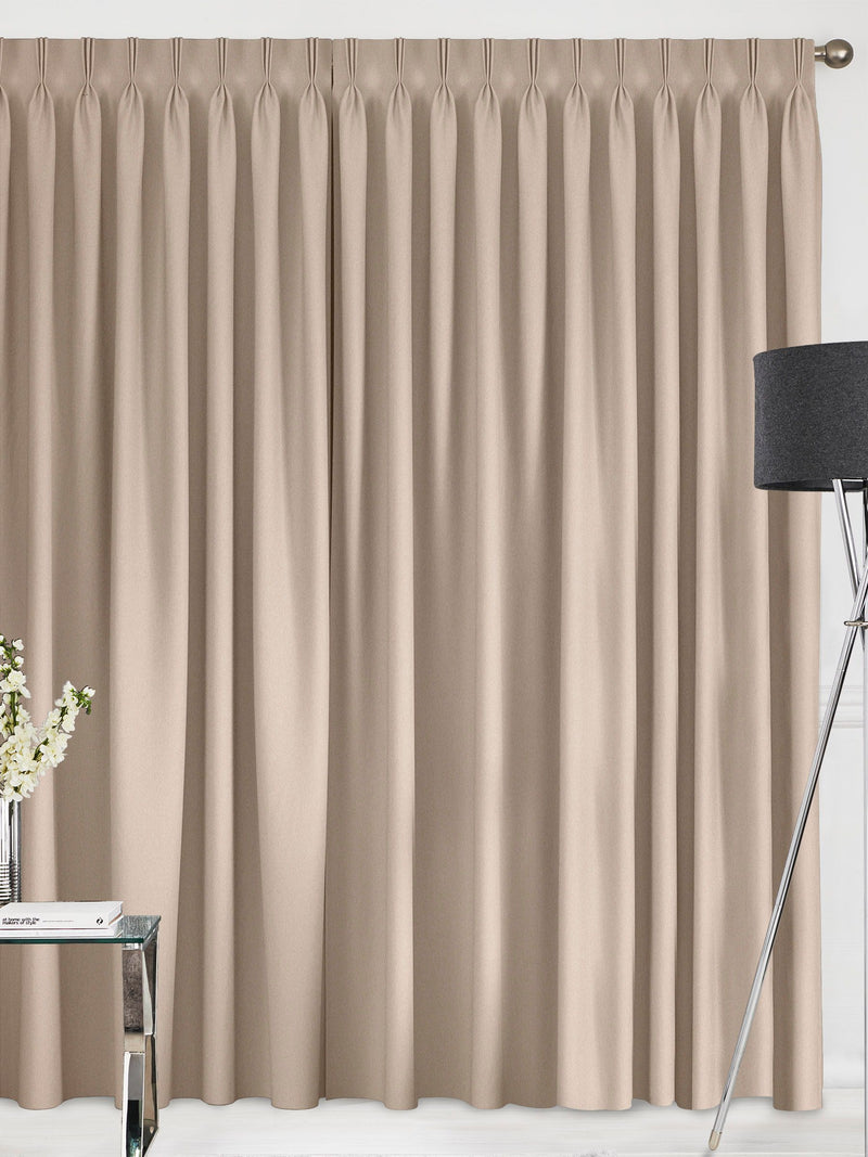 Montero Vanilla Cream velvet made to measure curtains, imported from the UK