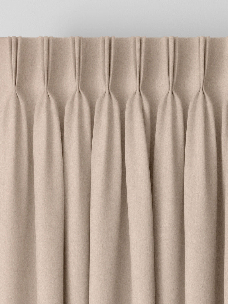 Montero Vanilla Cream velvet made to measure curtains, imported from the UK