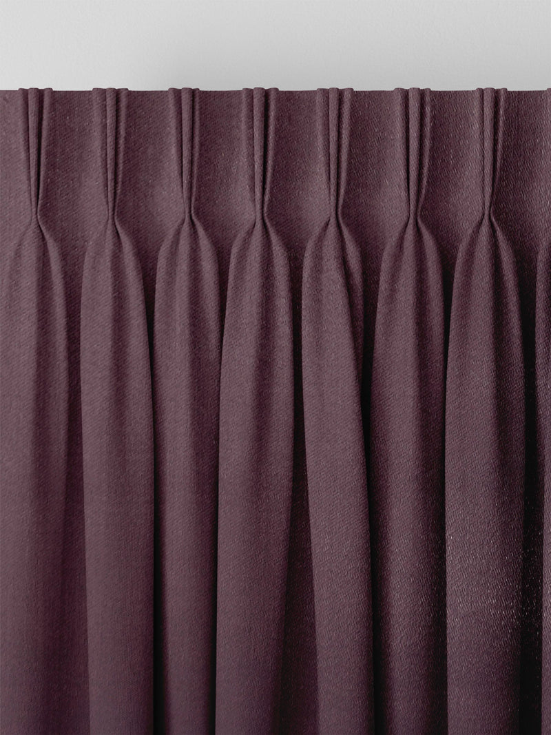 Trella grape purple curtains made to measure (British brand)