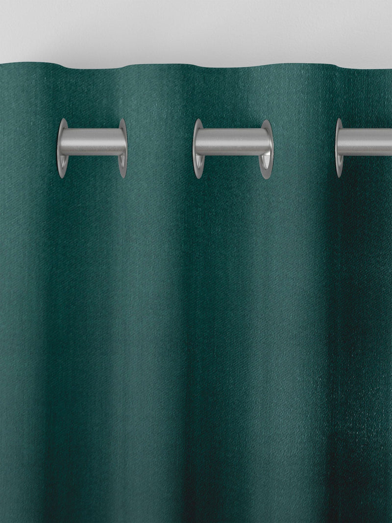Trella peacock green made to measure curtains, imported from the UK