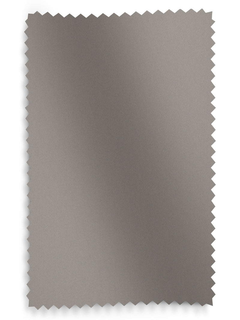 Natural Dove Velvet Roman blind in light grey, imported from the UK