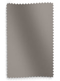 Natural Dove Velvet Roman blind in light grey, imported from the UK