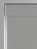 Montero velvet roman blind silver grey made to measure, imported from the UK