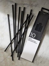 Black Luxury Replacement Diffuser Reeds Set of 10
