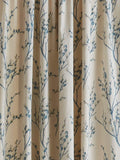 Laura Ashley curtains blue seaspray pussy willow eyelet - British product