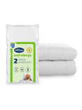 Silentnight anti-allergy anti-bacterial pillow protectors 2 pack (British brand)