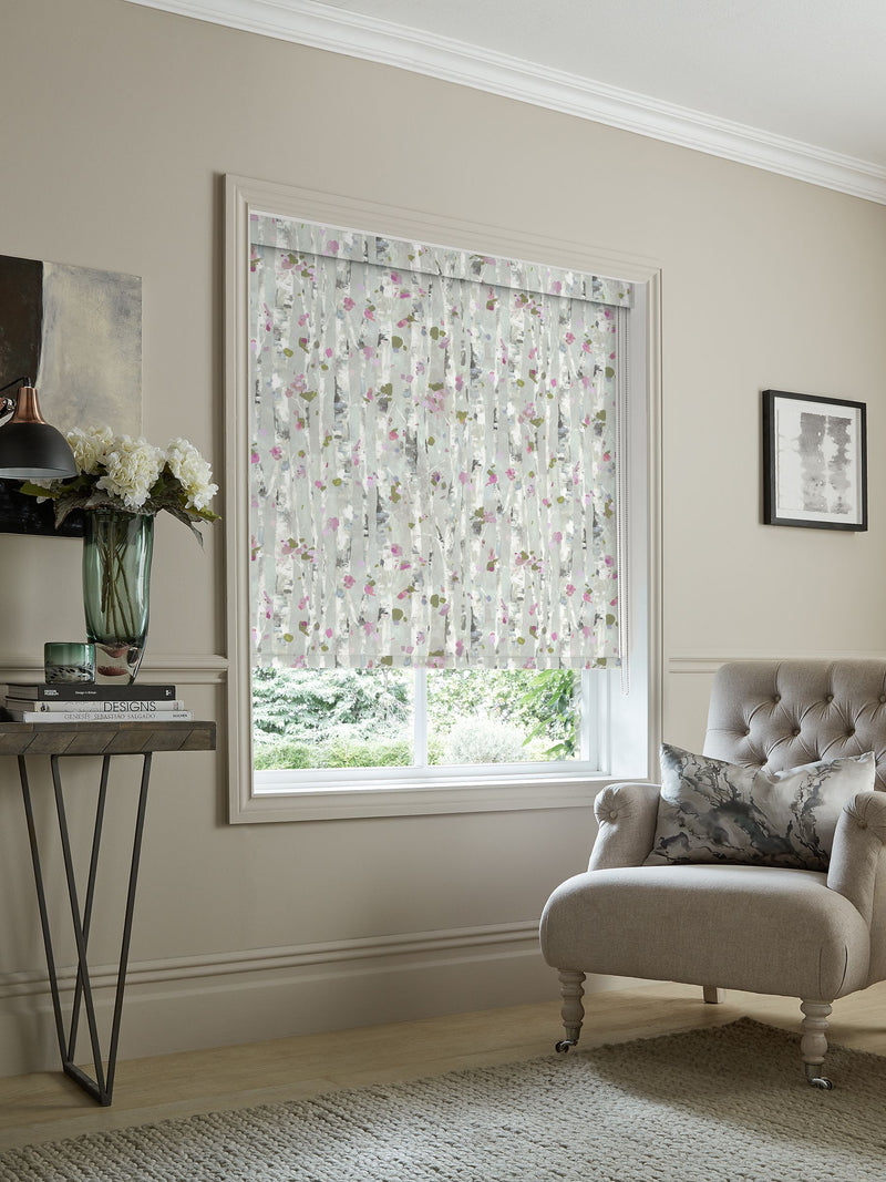 Voyage Maison Peony Purple blackout roller blind, UK version