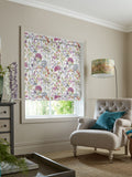 Voyage Maison Lotus purple country hedgerow roman blind, UK version