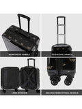 Flight Knight Butterfly hardcase suitcase with 4 wheels, imported from the UK