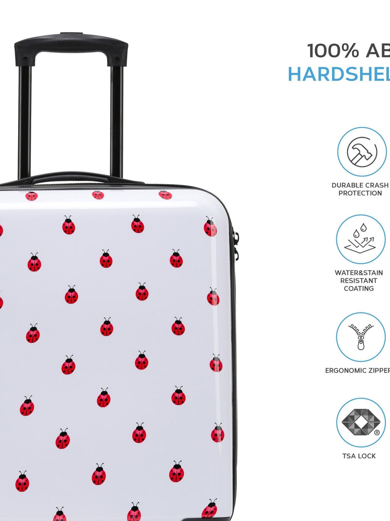 Flight Knight Ladybird suitcase 28 inch, imported from the UK