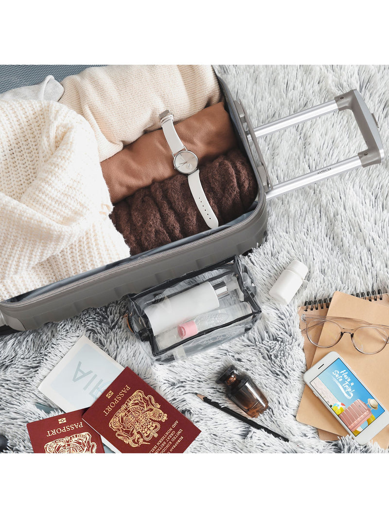 Flight Knight charcoal suitcase set 55x35x20cm (British brand)