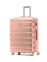 Next Flight Knight Rose Gold Medium Hardcase Lightweight Check-in Suitcase- Buy online at McGrocer