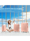 Flight Knight rose gold medium suitcase 25 inch, UK version