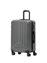 Next Flight Knight Anthracite Medium Hardcase Lightweight Check-In Suitcase with 4 Wheels- Buy online at McGrocer
