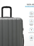 Flight Knight anthracite hardcase medium suitcase, imported from the UK