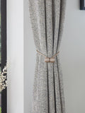 Champagne magnetic curtain tie backs set of 2 - British product
