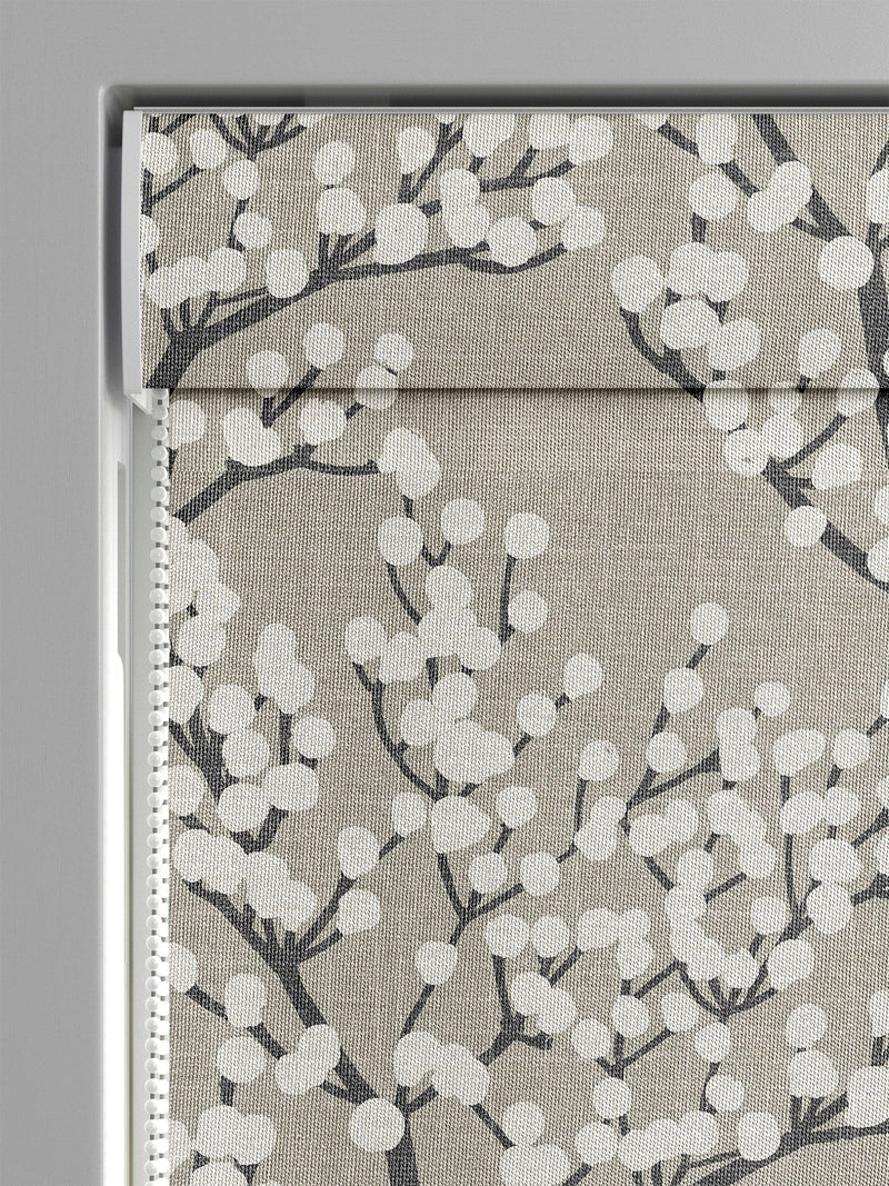 Silver Grove roman blind made to measure 100% cotton, UK version