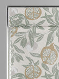 Green Halo made to measure roman blind in 100% cotton (British brand)
