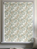 Green Halo made to measure roman blind in 100% cotton (British brand)