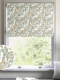 Green Halo made to measure roman blind in 100% cotton (British brand)