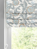 Green Halo roman blind fruit leaves print 100% cotton (British brand)