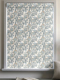 Green Halo roman blind fruit leaves print 100% cotton (British brand)