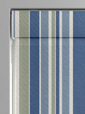 Blue Huddson Roman blind made to measure (British brand)