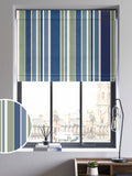 Blue Huddson Roman blind made to measure (British brand)