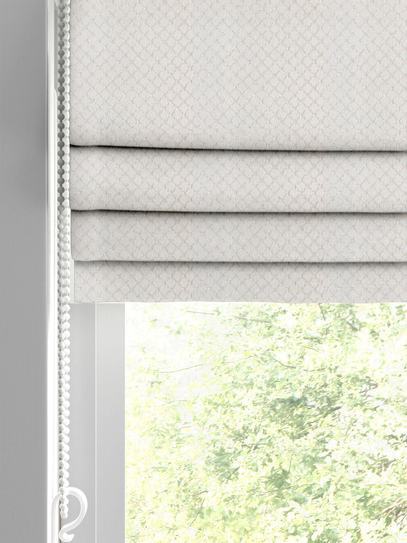 Cream Kyoto made to measure Roman blind - British product