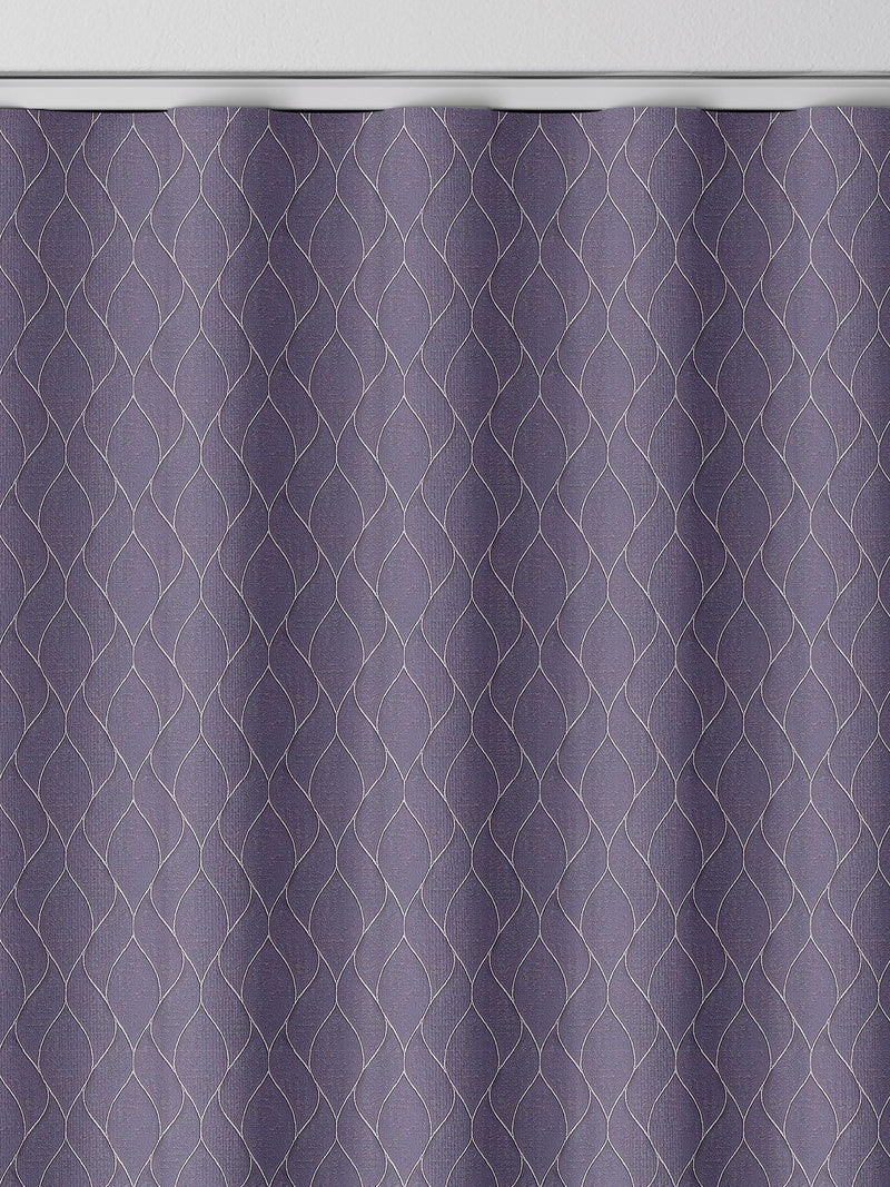 Iris Purple Molton made to measure curtains, UK version