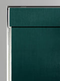 Trella teal roman blind made to measure (British brand)