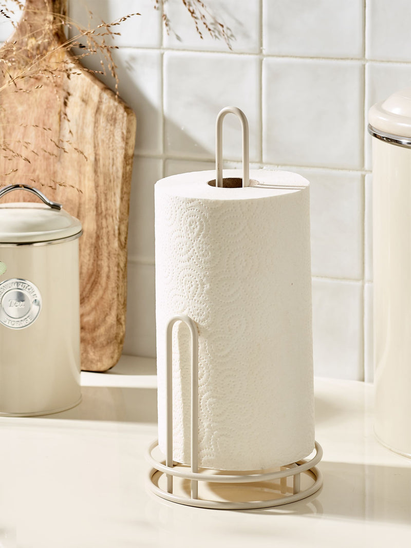 Sage Green Wire Kitchen Roll Holder Kitchen Organiser