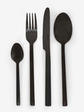Kensington black cutlery set 16 piece - British product