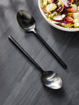 Next Black Kensington 2-Piece Stainless Steel Serving Spoon Set- Buy online at McGrocer