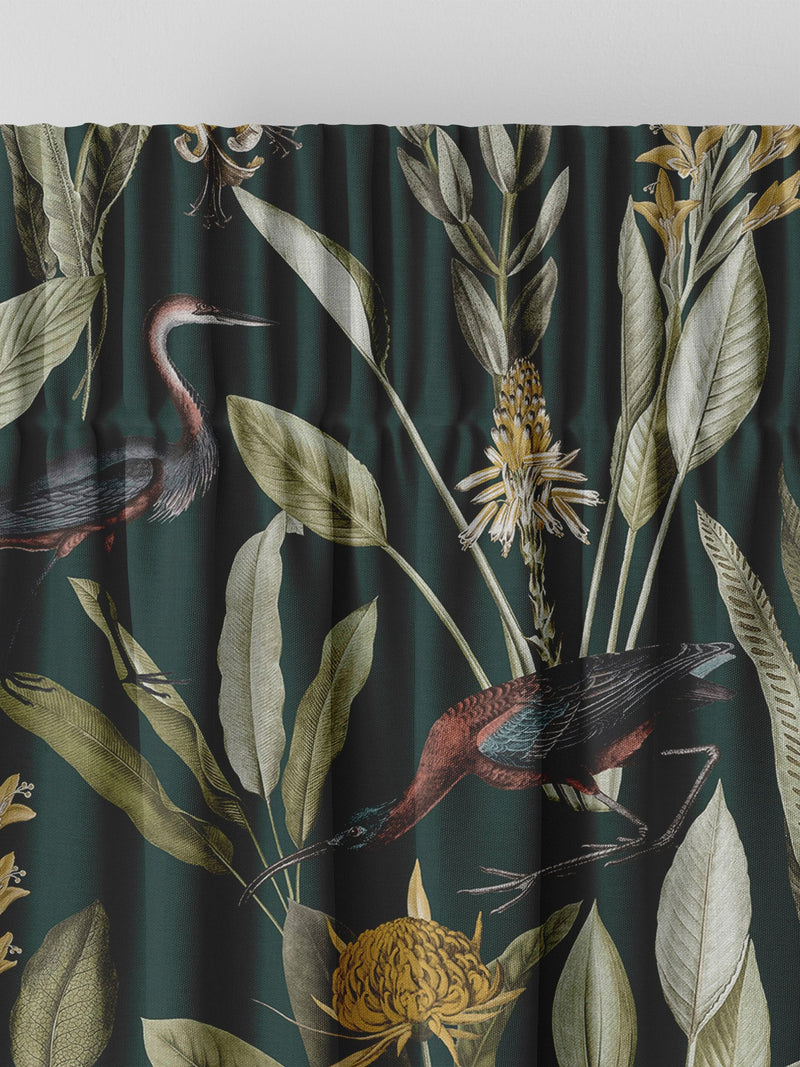 Graham & Brown Green Glasshouse made to measure curtains (British brand)